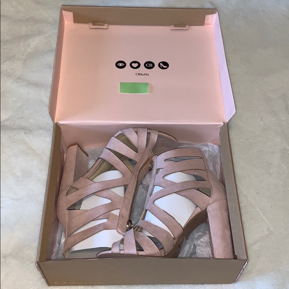 Charlotte Russe Dusty Pink Suede Pumps
